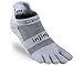 Injinji 2.0 Men's Run Lightweight No Show Toesocks, Gray, Medium