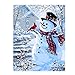 Antiniska DIY Paint by Numbers for Adults Kids DIY Painting Paint by Numbers Christmas Acrylic Paint by Numbers Painting Kit Christmas Snowman Bedroom Living Room Decoration for Home Wall Decor