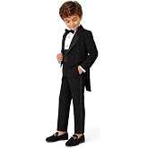 Gino Giovanni Boys 5-Piece Tailcoat Tuxedo Set Shirt Bow Tie Cummerbund