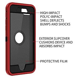 I-HONVA for iPhone SE 2022/2020 Case Built-in
