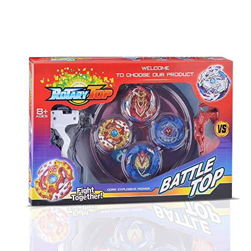 Battling Top Bay Burst Battle Avatar Attack Battle Set with Grip Starter Set and Arena Attack Pack - Included 4 Burst Gyros, 2 Launchers, 1 Stadium, 4 Stickers