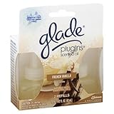 Glade PlugIns Scented Oil 2 Refills Pure Vanilla Joy 1.34 Fl Oz