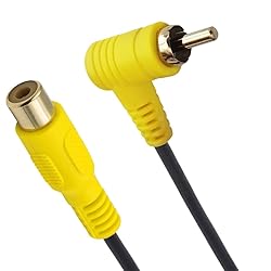 Seadream 90 Degree RCA Extension Cable 5FT, Right