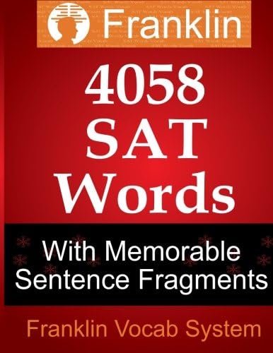 Franklin 4058 SAT Words With Memorable Sentence Fragments
