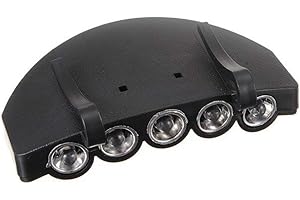5Leds Hat Cap Clip Light Lamp Headlamp Headlight for Fishing Camping Stylish Practical Treatment