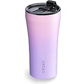 Sttoke Leakproof Lid Shatterproof Tumbler, Lilac Dream, 6.9-inch Height, 16 oz