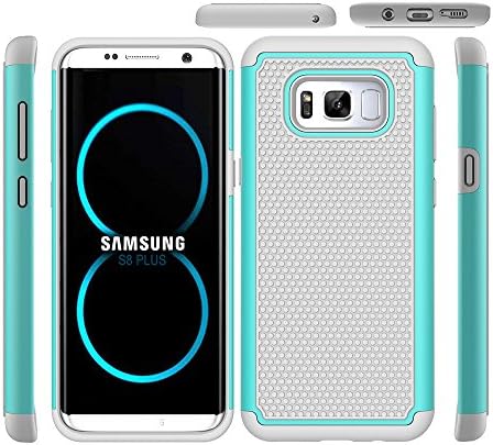 JECCE phone case for samsung galaxy s8 plus case,Shockproof Dual layer Rugged Full-body Anti-Slip High Armor Defender Combo Cover, Hard PC Case 6.2 inch 2017 for Women Men Girls Kids