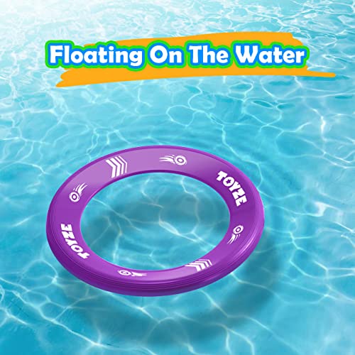 Flying Rings Disc Throwing Game Ultra Light Floatable 2 Pack Flying