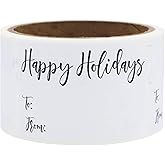 Charming Holiday Gift Tag Christmas Stickers 2 x 3 Inch 100 Total Labels