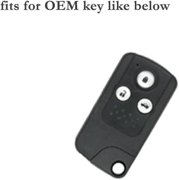 BROVACS Silicone Cover Protector Case Holder Skin Jacket Compatible with HONDA 3 Button Smart Remote Key Fob CV9203 Black - Image 4