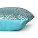 AMAZLINEN(TM Home Decor Sequin Throw Pillow Cover Pillow Case 18