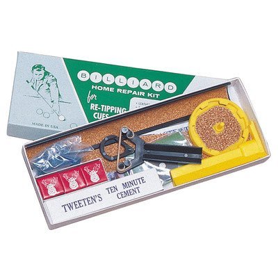 Tweeten Deluxe Cue Tip Repair Kit Billiard Pool Stick by Tweeten