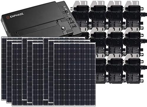 Treepublic High Efficiency Residential Solar Panel Grid-Tied System | Panasonic HIT 335W Solar PV Panels w/Enphase Microinverter System + IQ Envoy & Consumption Monitoring  (6kW)