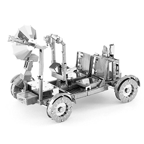 51ez2dyLcBL Set of 2 Metal Earth 3D Laser Cut Models: Hubble Telescope & Apollo Lunar Rover - Image 4