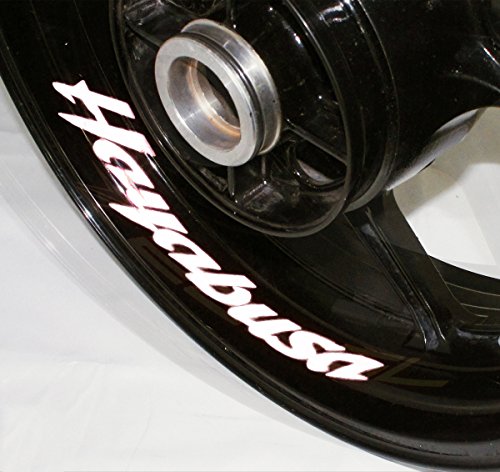 AFBA Suzuki Hayabusa Inner Rim Motorcycle Sticker Decal Stripe Gloss White