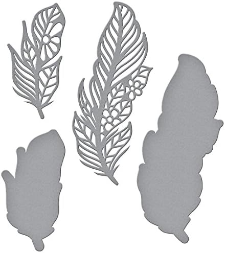 Spellbinders Shapeabilities Feathers in The Wind by Stephanie Low Etched/Wafer Thin Dies