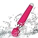 CNHIDEE Mini Multi-Speed Waterproof Therapeutic Wireless Power Wand Vibrator Massager, Pink, 4.16 Ounce