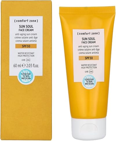 Davines Comfort Zone Sun Soul Face Cream SPF30 60ml Anti-Ageing Sunscreen