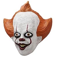 Monstleo Scary Evil Clown Mask,Halloween Costume Party Mask for Masquerade/Birthday Parties,Carnival Decorations