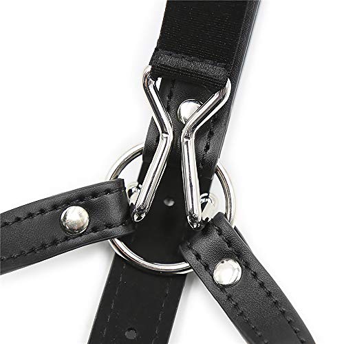 4 daogong+Silicone+Objects+Leather+Harness