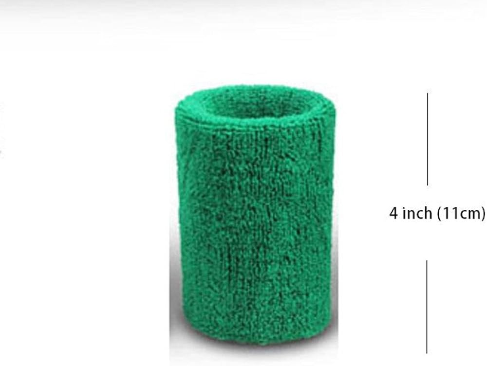 Mcolics 4' Inch Wrist Sweatband in 11 Athletic Cotton Wristbands Armbands (1 Pair) (Purple) : Sports & Outdoors