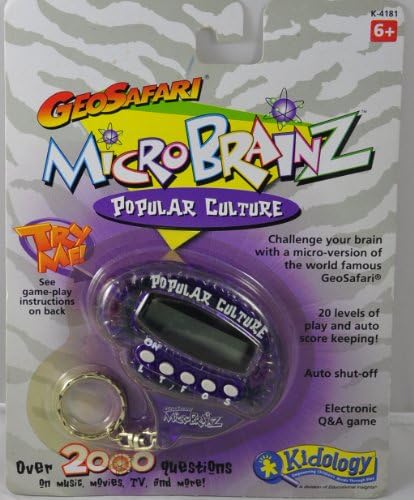 GeoSafari Micro Brainz - POPULAR CULTURE - Elecxtronic Q&A Game