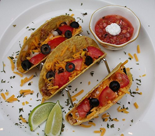 Taco Holder - Taco Stand Up Shells - Stainless Steel (2 Pack) GAINWELL