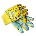 PROMEDIX P Kids Garden Gloves 3-6 Years Old Children Gardening Gloves Cotton Comfortable Bright Color, 2- Pair Pack