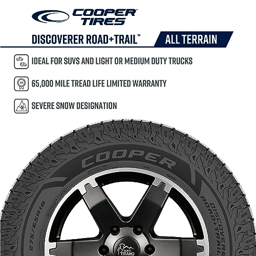Cooper Discoverer Road And Trail AT AllTerrain Tire, 235/60R18 XL 107H