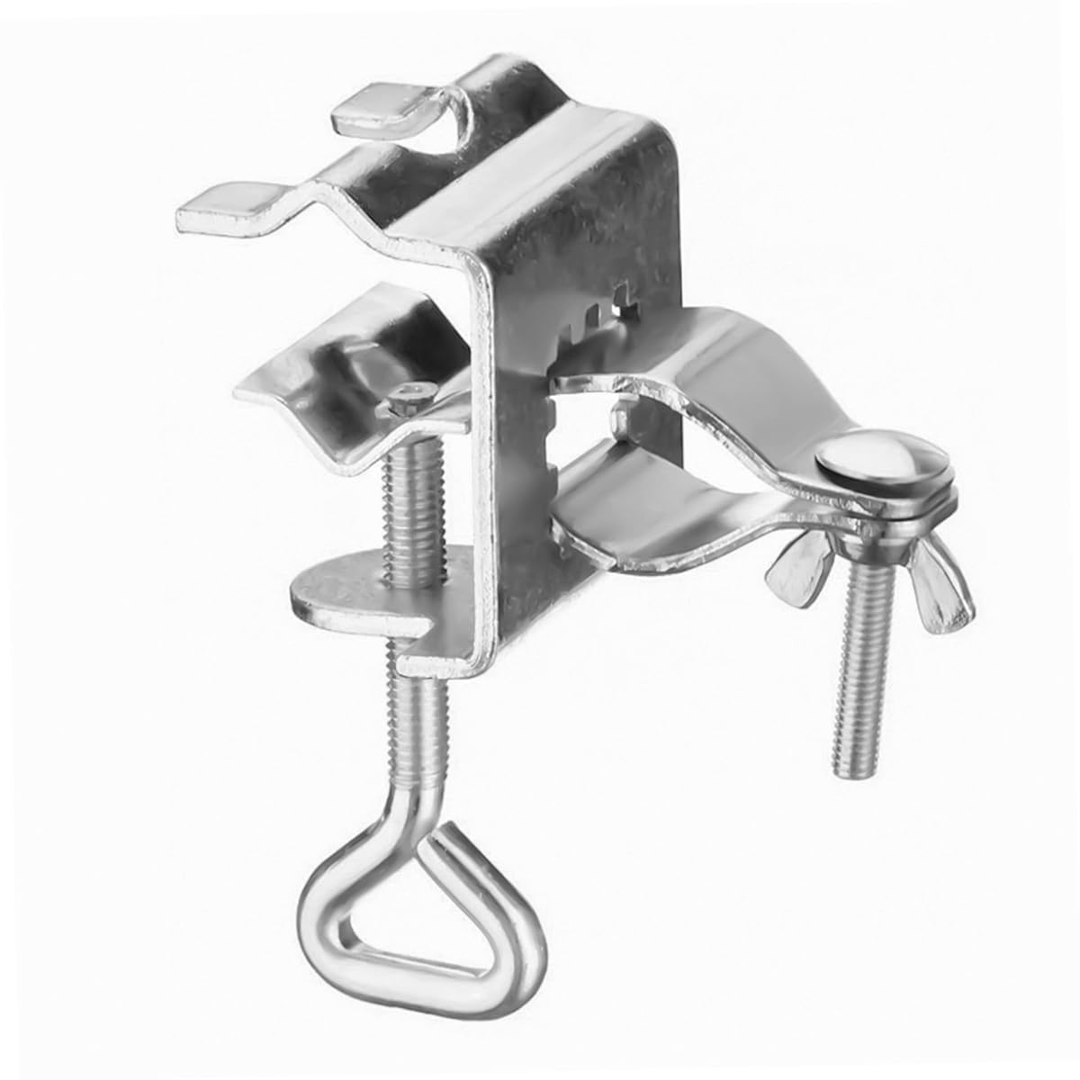 Alnicov Outdoor Parasol Clip Parasol Fixed Clamp Bracket Portable Umbrella Clips for Railings Patios Tables and Chairs