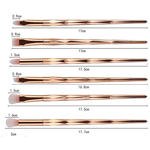 Coshine 10pcs Unicorn Shiny Gold Diamond Makeup Brush Set Professional Foundation Powder Cream Blush Brush Kits
