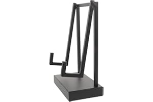 Tofficu Black Metal Display Easel Stand for Tabletop – Modern Abstract Metal Easels for Displaying Books,