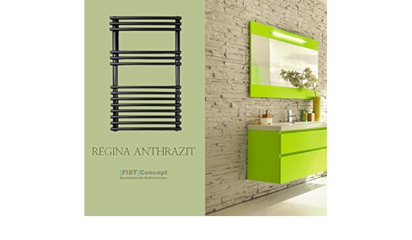 Diseño baño Radiador REGINA 800 X 400 mm. Negro baño Radiador ...