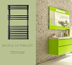 Diseño baño Radiador REGINA 800 X 400 mm. Negro baño Radiador ...