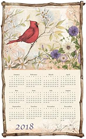 Susan Winget's Spring Cardinal 2018 Calendar Towel Calendar – Wall Calendar, August 25, 2017
