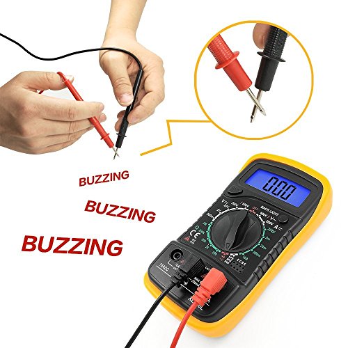 Digital Multimeter Car Battery Circuit Tester Voltmeter Ammeter