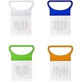 4Pack Tomato Slicer, TACYKIBD Stainless Steel Vegetable Slicer Onion Holder Slicer, Vegetable Slicer Chopper for Tomato Potat