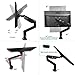 NB North Bayou Monitor Desk Mount Stand Full Motion Swivel Monitor Arm Tension Spring for 22''-32'' Computer Monitor from 4.4-17.6 lbs (Black)
