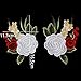 1pieces Large Patches Flower Patch Embroidery Applique Patches Motifs Sew On for Craft Clothing T1805