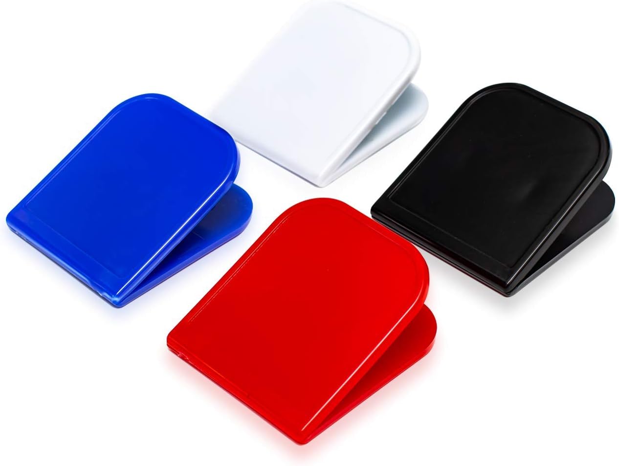 Chip Bag Clips Multicolor 4 Pc Pack Reusable Durable