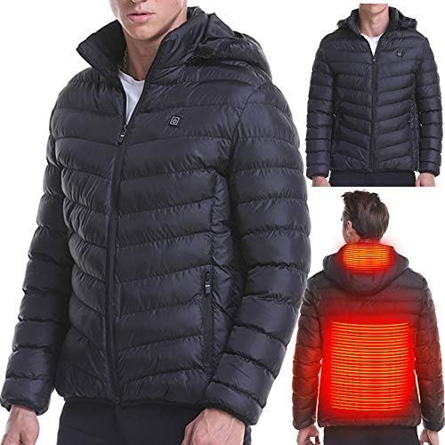 Amazon 電熱ジャケットメンズ服電熱ベストヒーターベスト作業着 Usb充電式ヒーター内蔵発熱服3段温度調整水洗いでき ダウンジャケットメンズ ゴルフウェアメンズ ジャケットアウターメンズバイク ジャケット 黒b 3xl ベスト 通販