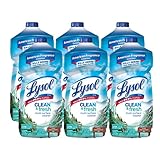 Lysol Clean & Fresh Multi-Surface Cleaner, Cool Adirondack Air, 168oz (6X28oz)