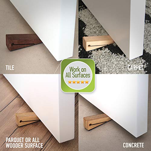 image for Bertanilhan Door Stopper Decorative Doorstop Wedge- Pack of 1, Multi S