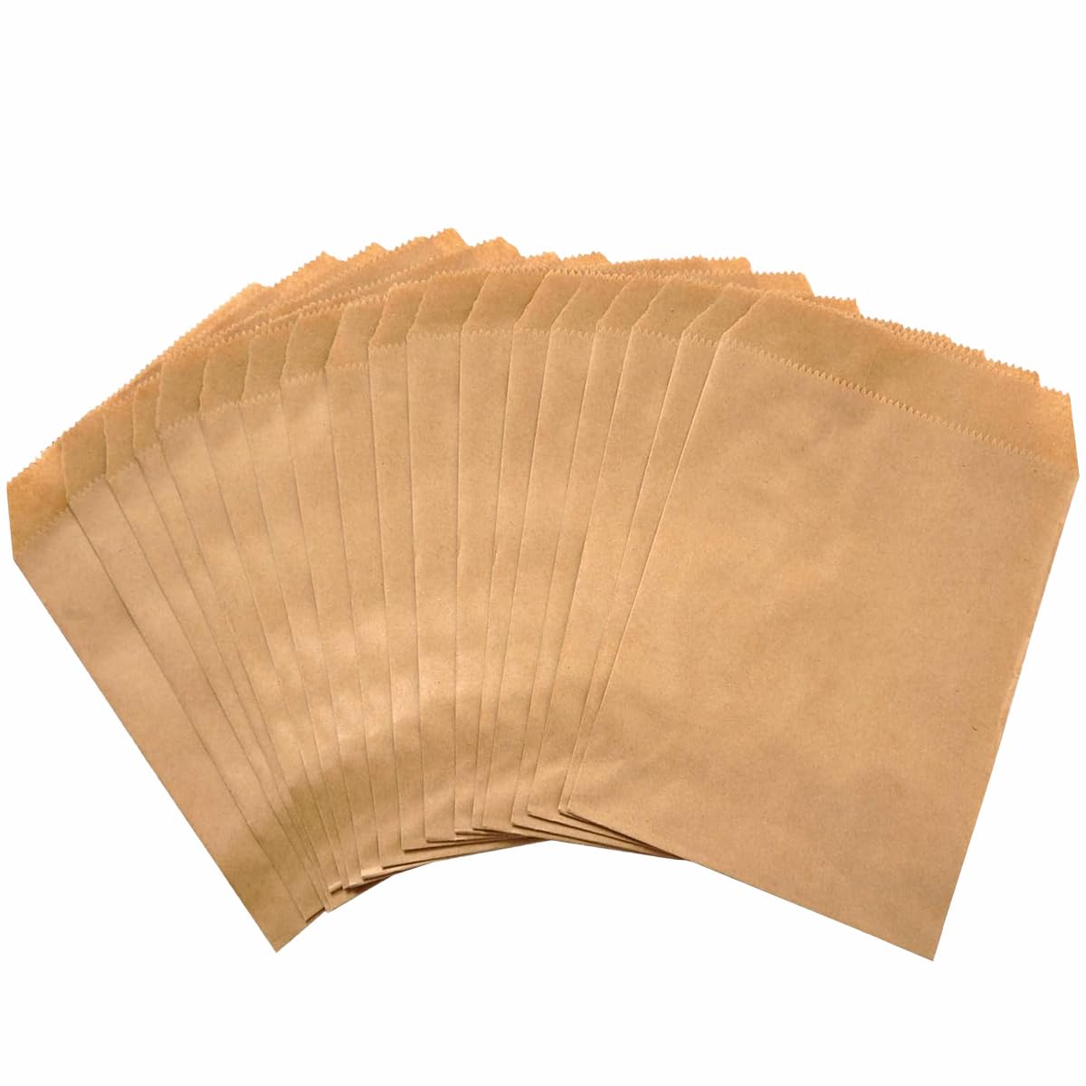 Photo 1 of 100 Pack Brown Kraft Paper Bags - 5x7.5 Inch (Gift, Party, Craft, Snack, Sandwich, Jewelry) (Pack of 100)