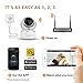 faleemi Wireless Security Camera, WiFi Home Indoor Dog Pet Camera, Baby Monitor, Nanny Cam, 1080P HD Pan/Tilt/Zoom IP Camera, with 2 Way Audio, Night Vision, Cell Phone App Remote View Control