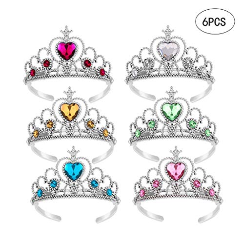 Wenosda Dress Up Tiara Crown Set Princess Costume Party Accessories (6Colour) - Thumbnail 7