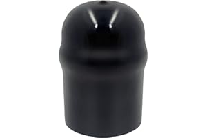 TOHAXPLS 21811 Trailer Hitch Ball Cover, 2-5/16 Inch Black Rubber Hitch Ball Protector Cap, Heavy Duty Waterproof Dustproof Tow Ball Cover for RV, Trailer, Towing & Truck Accessories