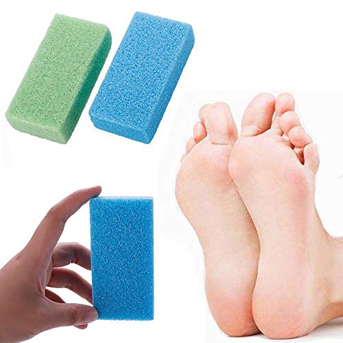 2pcs Pumice Sponge Stone Dead Skin Exfoliating Callus Corn Remover Pedicure Shower Foot Body Care Cleaning Tool