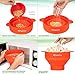 The Original Microwave Popcorn Popper, Silicone Popcorn Maker Collapsible Bowl, BPA Free, Hot Air Popcorn Maker - Free e-Book Include
