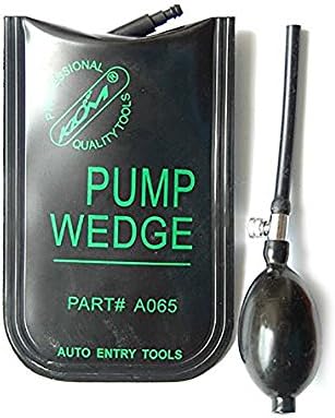 Landuoer Klom Universal Air Wedge Shim Inflatable Alignment Pump Pry Bar Powerful Open Door Lock Leveling Auto Entry Tools Black Small